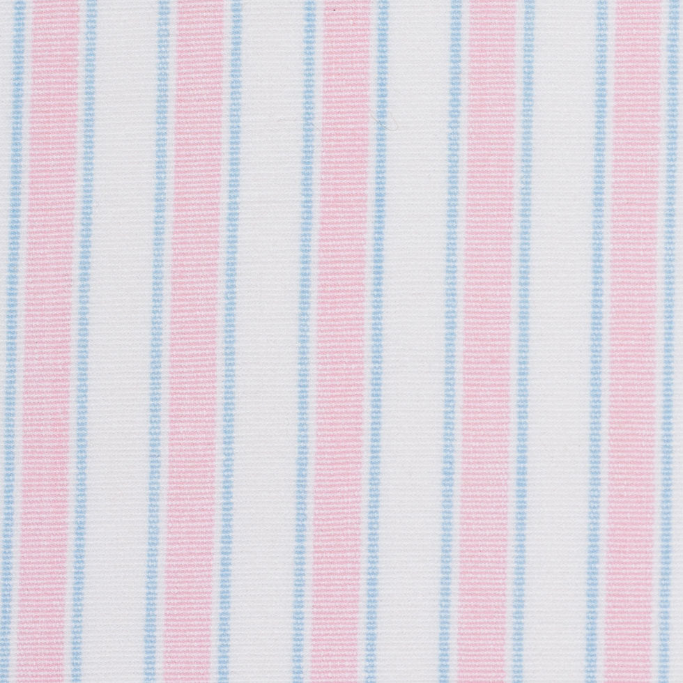 Baby Pink, Blue and White Striped Handwoven Cotton - Joann Fabrics