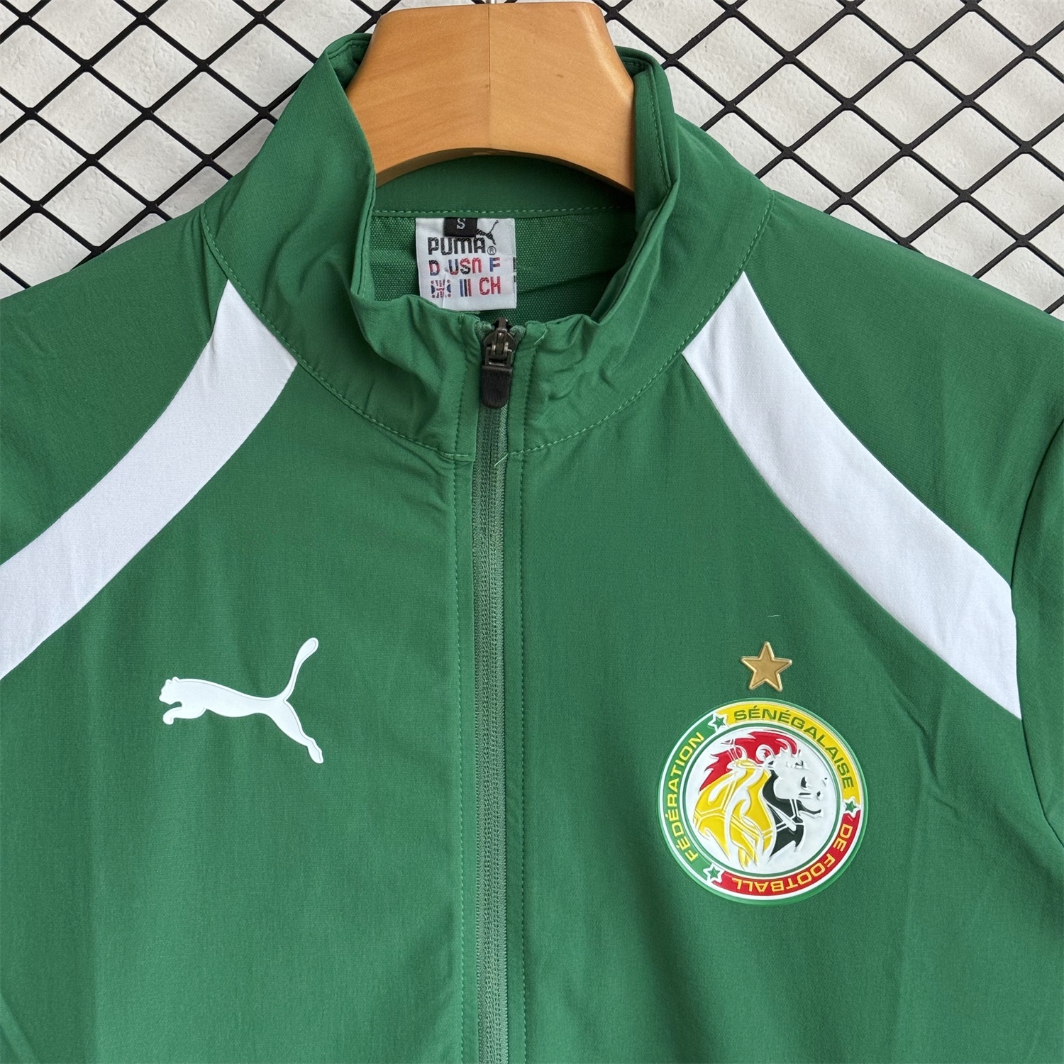 Senegal 2026 Windbreaker Training Set - Green Top and Pants - UnitedFutballJersey