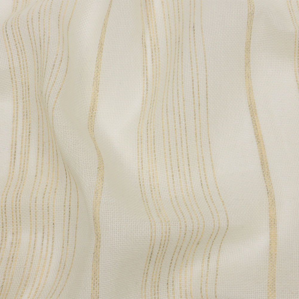 Ivory and Beige Striped Polyester Burlap - Joann Fabrics