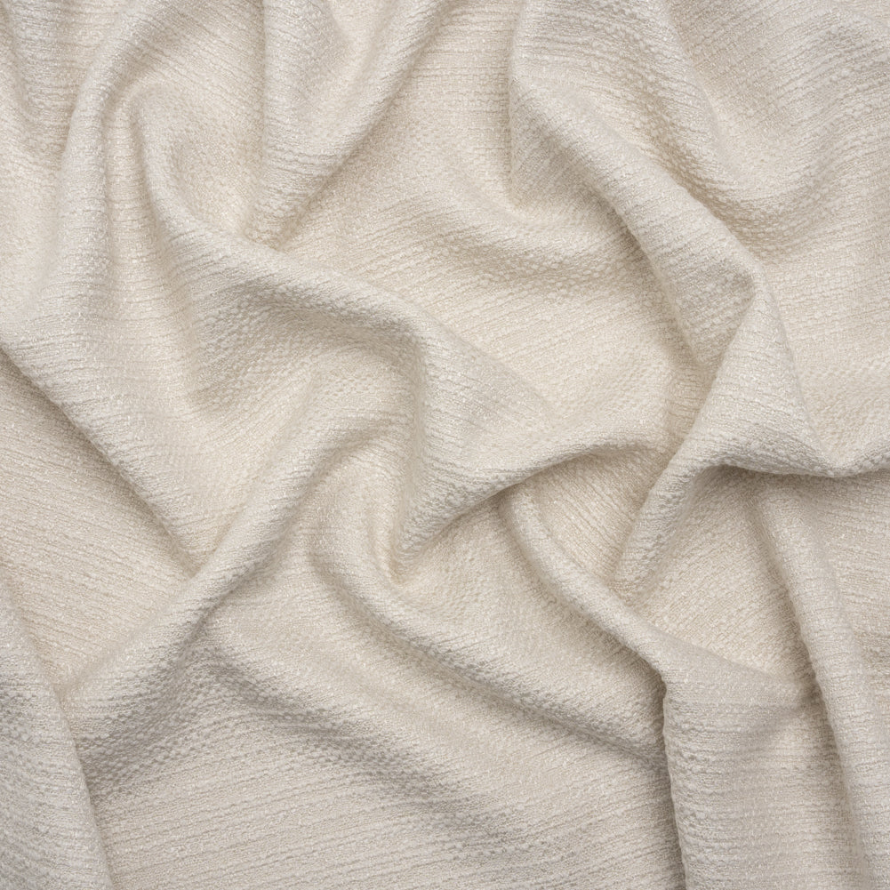 Textured Recycled Polyester Woven - Oyster Boucle Stripes - British Imported - Joann Fabrics