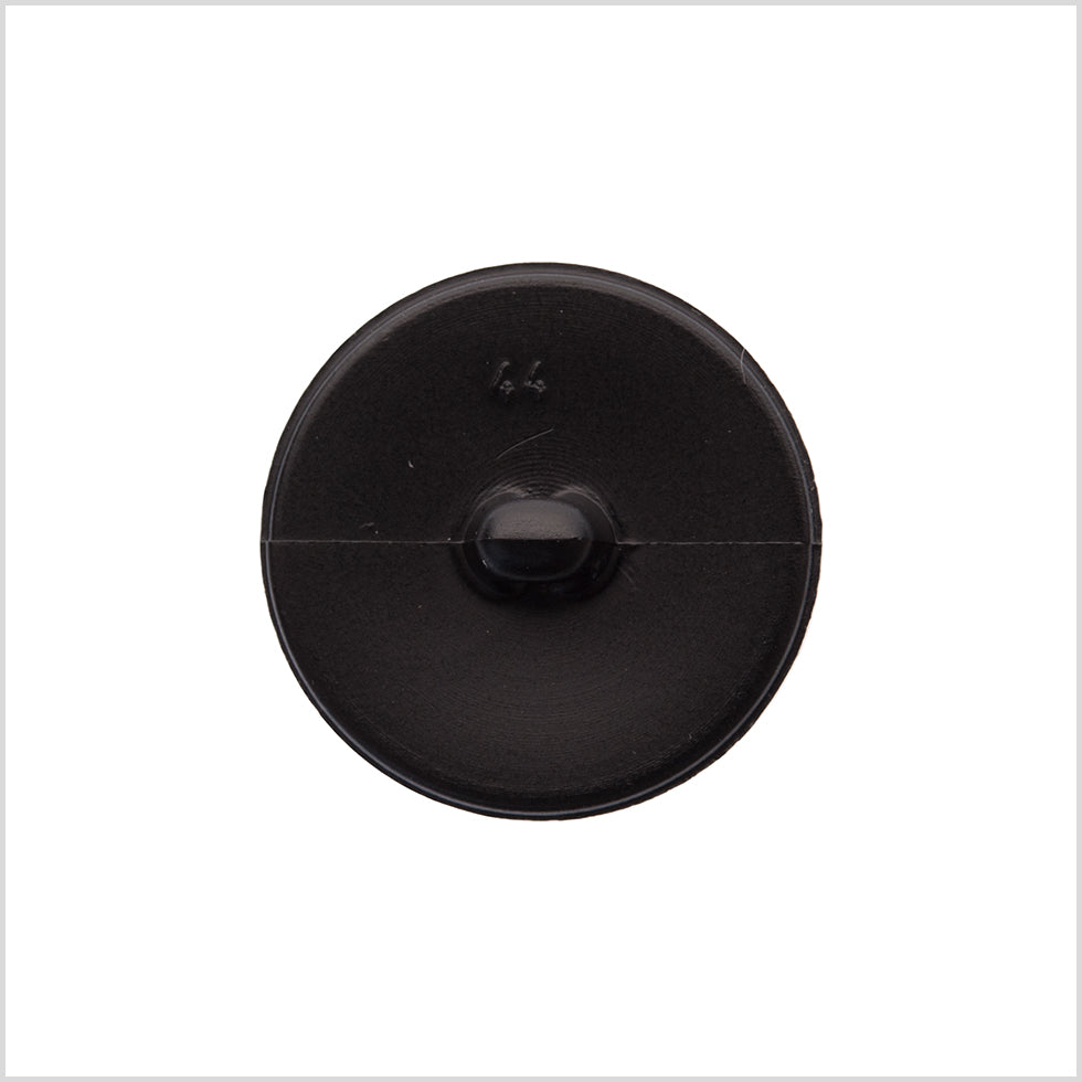 Italian Black Top-Stitched Plastic Shank Back Button - 44L/28mm - Joann Fabrics
