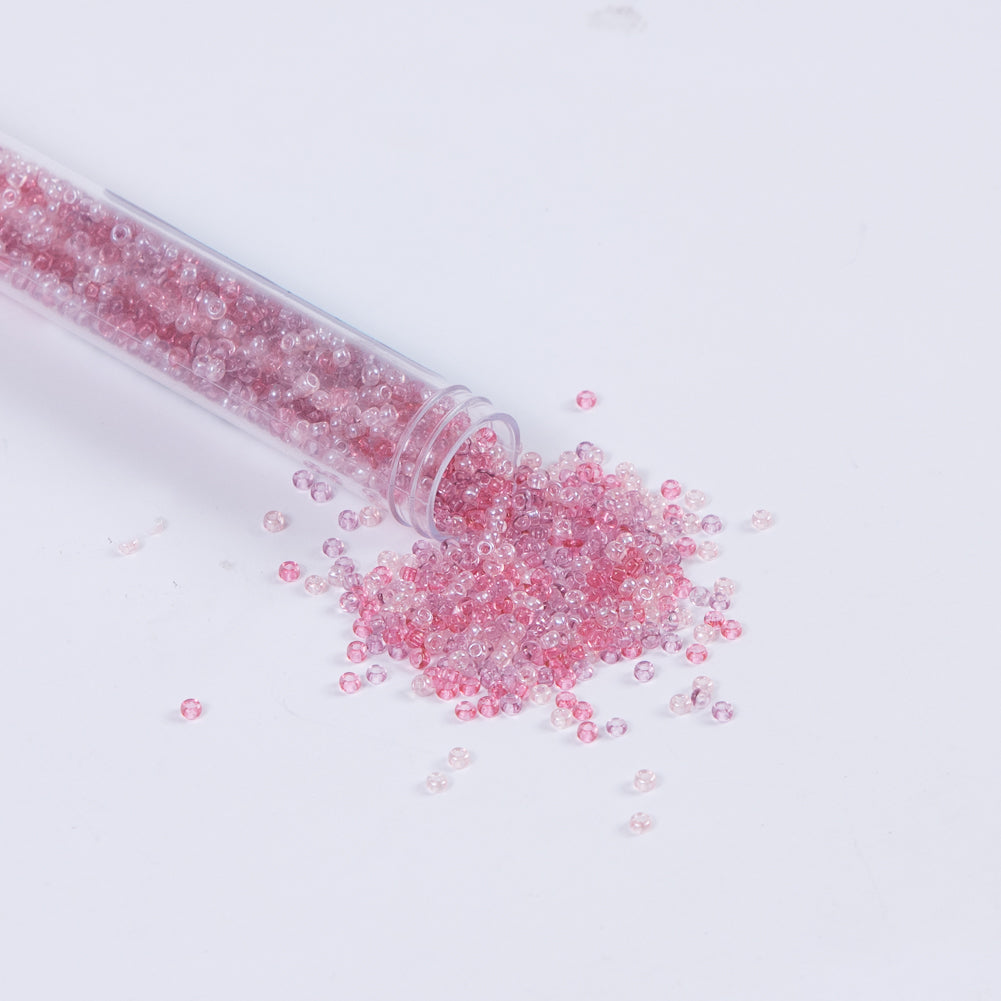 Lustrous Pink Mixed Czech Seed Beads - Size 10 - Joann Fabrics