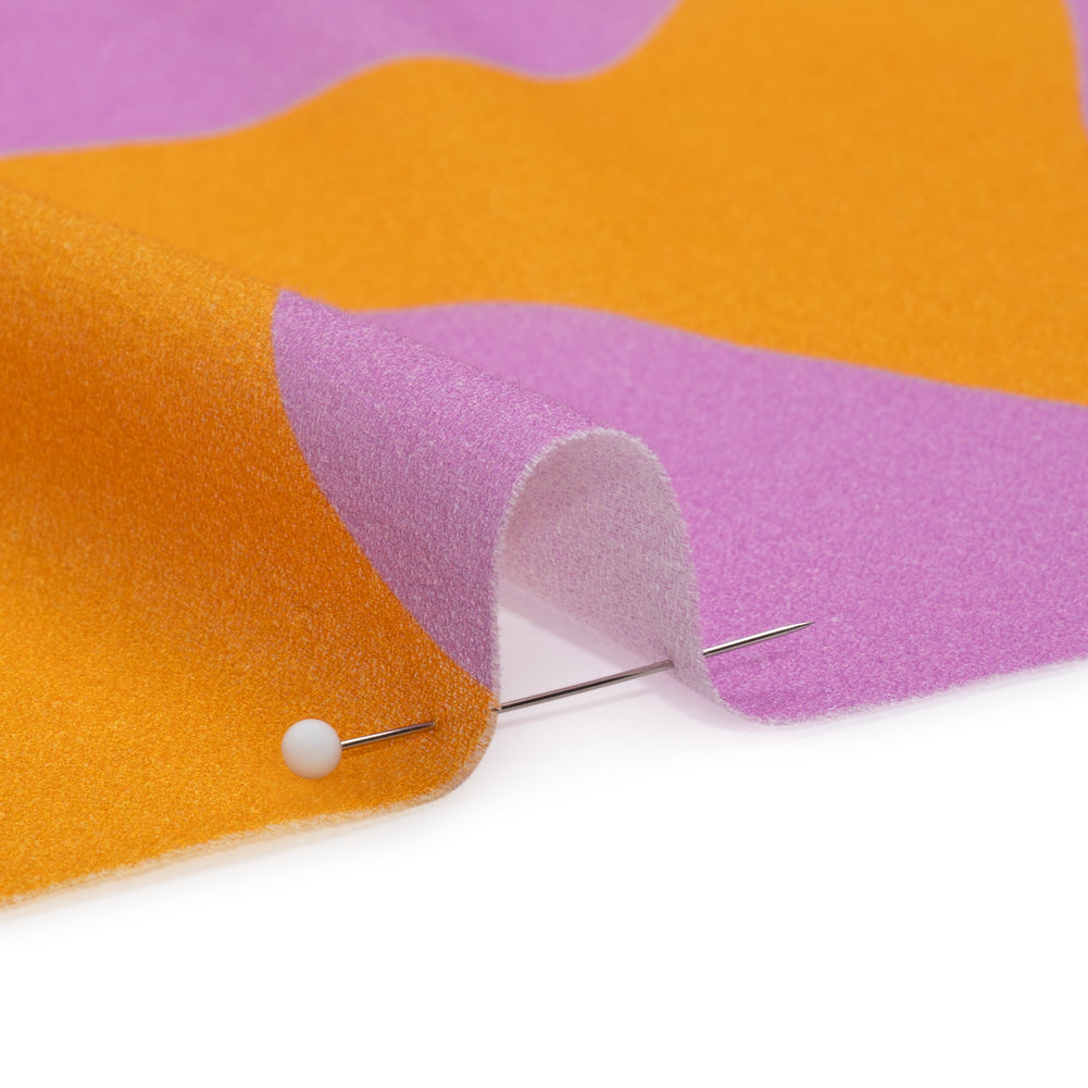 Mood Exclusive Orange Gumdrop Pinwheels Cotton Crepe - Joann Fabrics