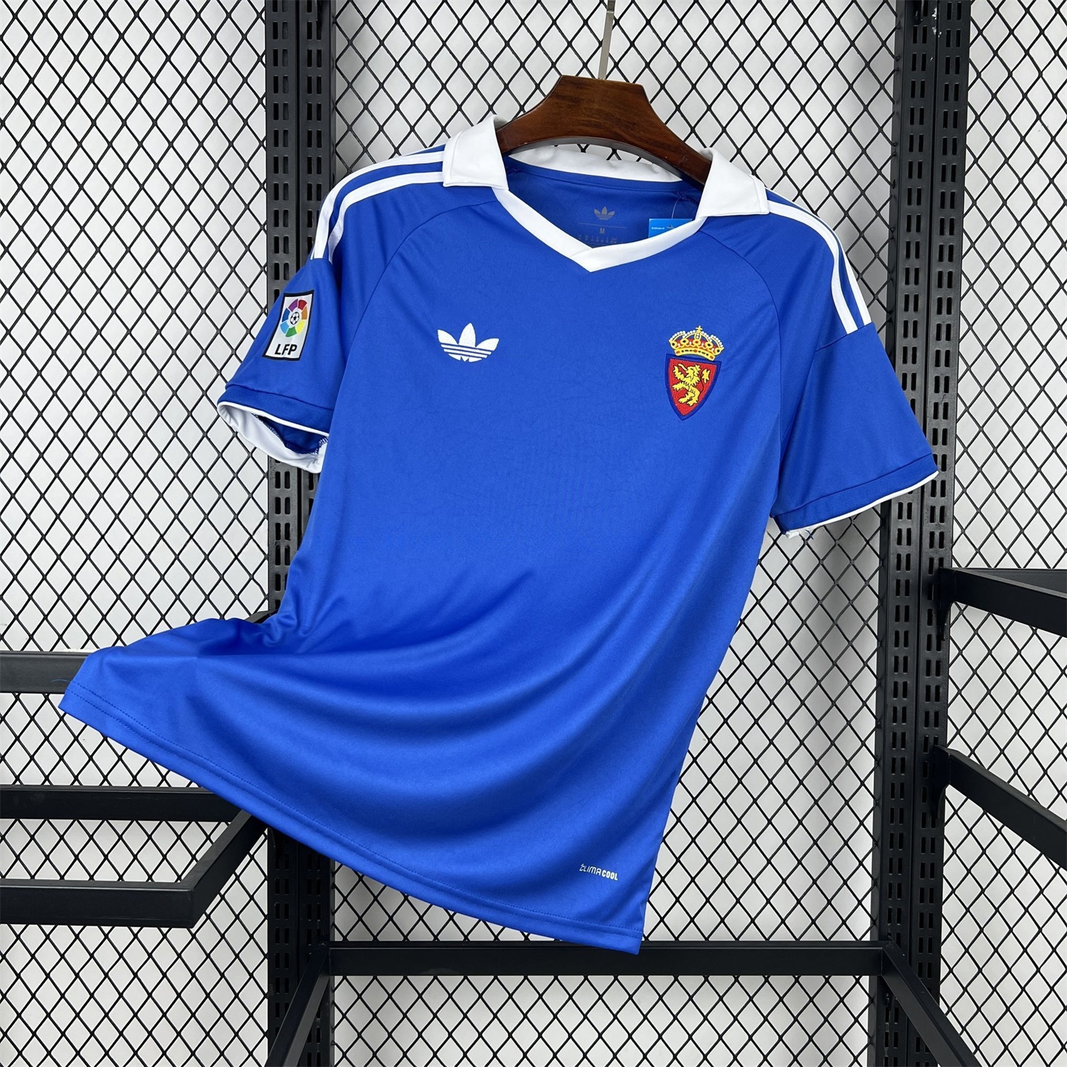 Real Zaragoza 25-26 Retro Style Blue Polo Jersey - Fans Version - UnitedFutballJersey