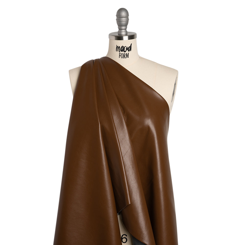 Buttery Faux Leather with Brushed Suede-like Backing - Brown - Veronica Collection - Joann Fabrics
