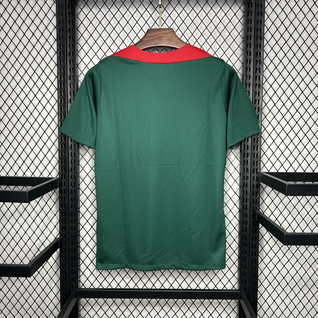 2024/2025 Liverpool Pre-match Training Dark Green Jersey1:1 Thai Quality