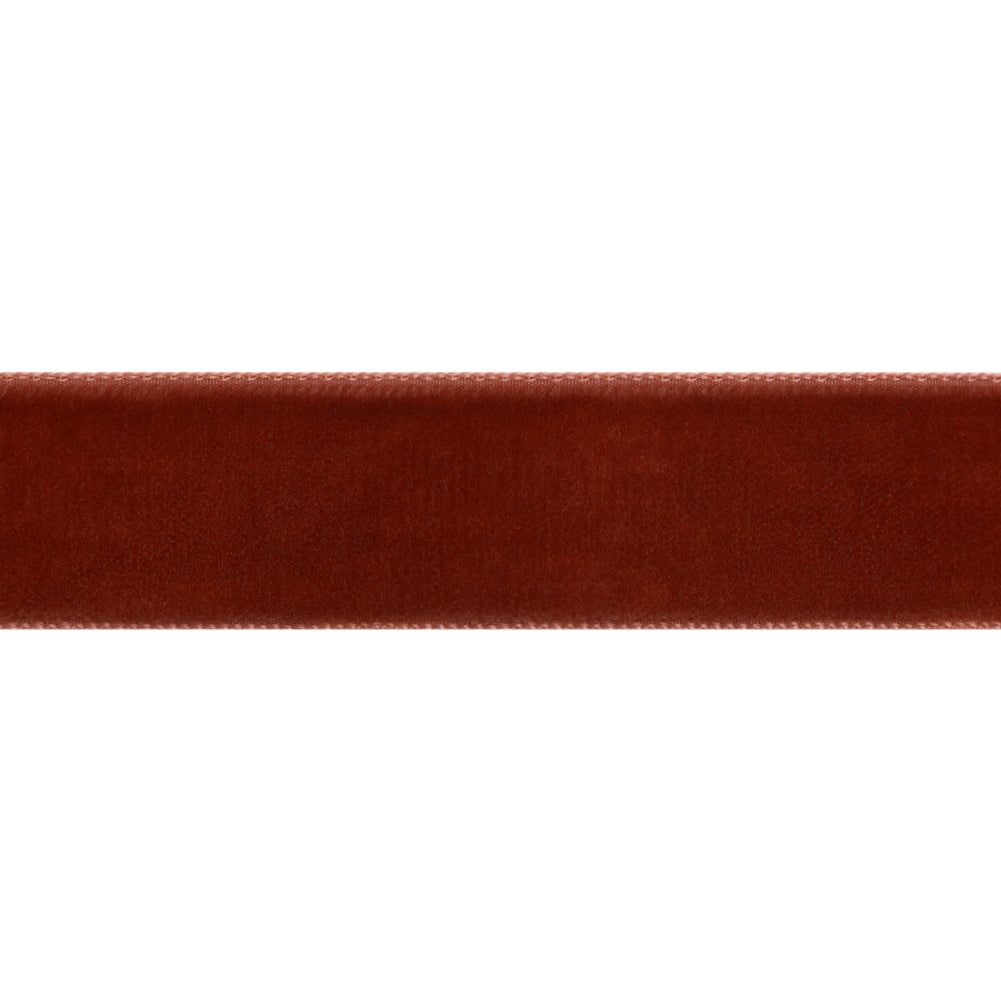 Single Faced Velvet Ribbon Made in Italy - 7/8