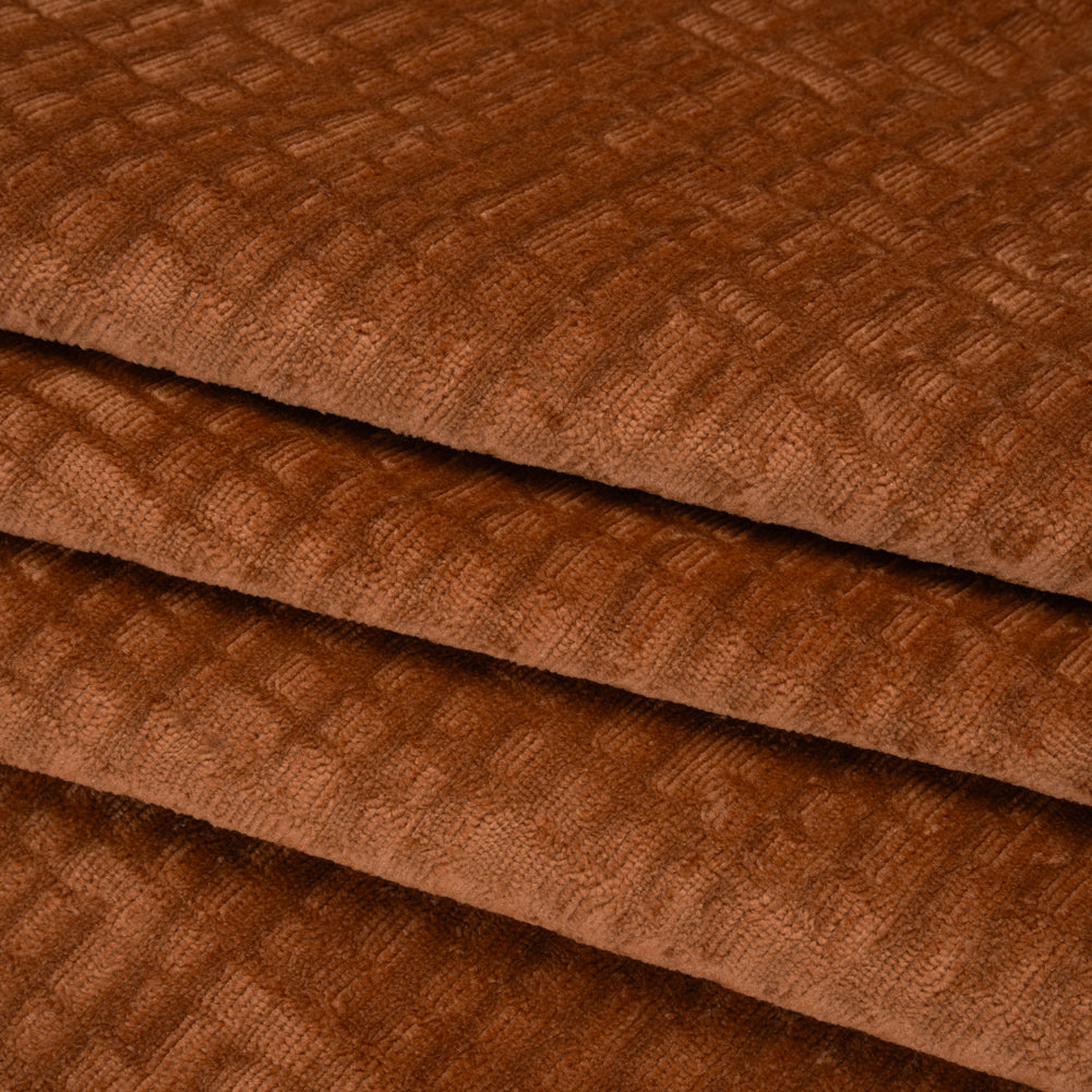Polyester Upholstery Chenille - Spice Grid Texture - Carolina Collection - Joann Fabrics
