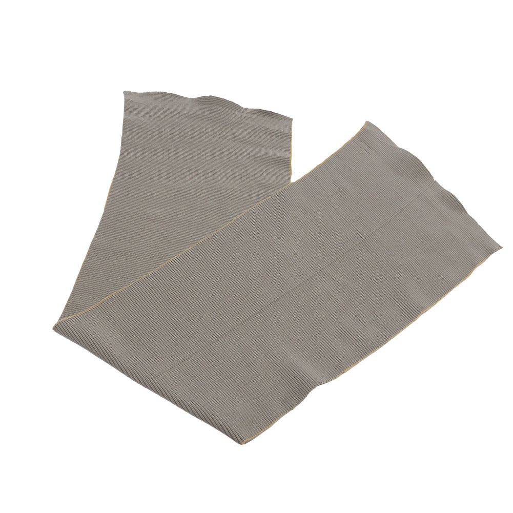 Silver Gray 2x2 Rib Knit Foldover Trim - 8