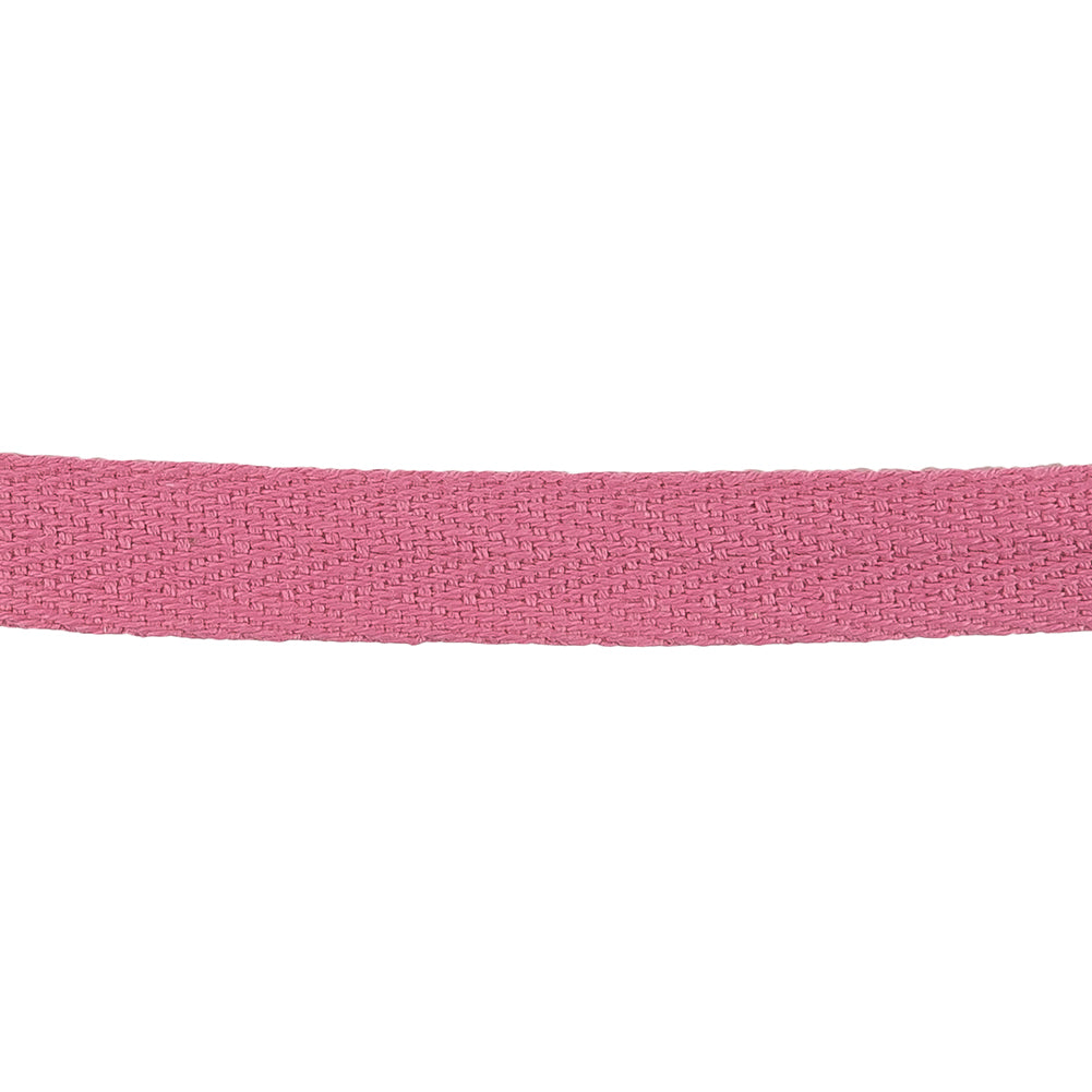 Pink Carnation Cotton Twill Tape - 0.5
