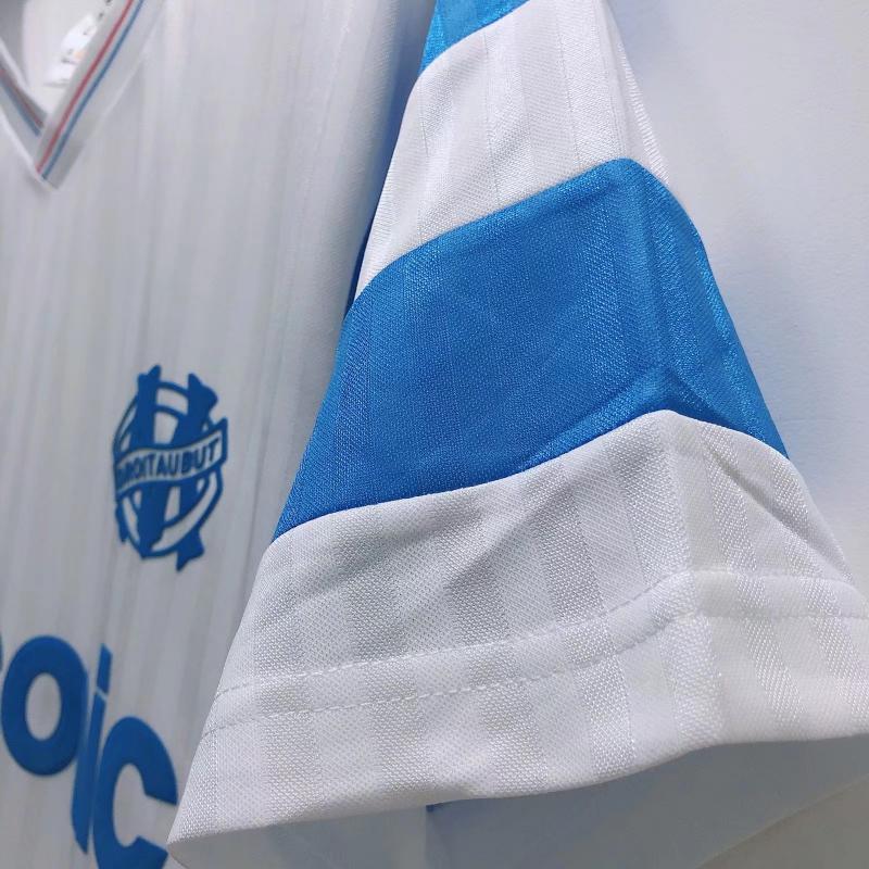 1990 Retro Olympique de Marseille Home Football Jersey 1:1 Thai Quality