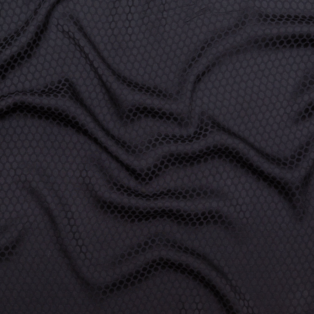 Black Circles Rayon Jacquard - Joann Fabrics