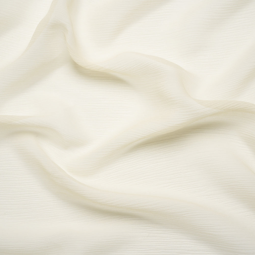 Crinkled Silk Chiffon - Ivory - Premium Collection - Joann Fabrics