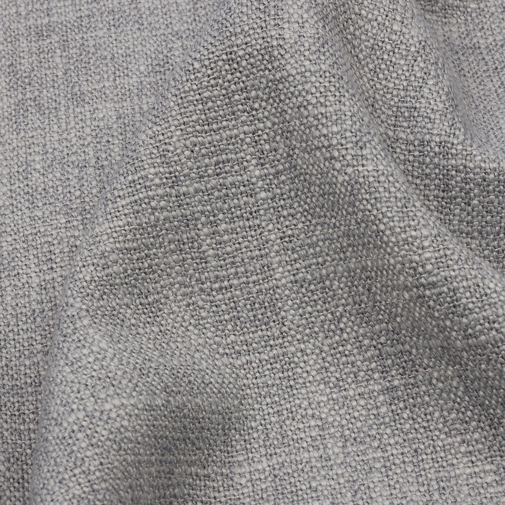 Soft Textured Recycled Polyester Drapery Woven - Silver - British Imported - Joann Fabrics