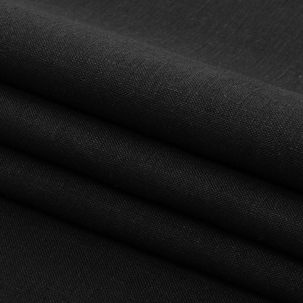 Elko Black Medium Weight Linen Woven - Joann Fabrics