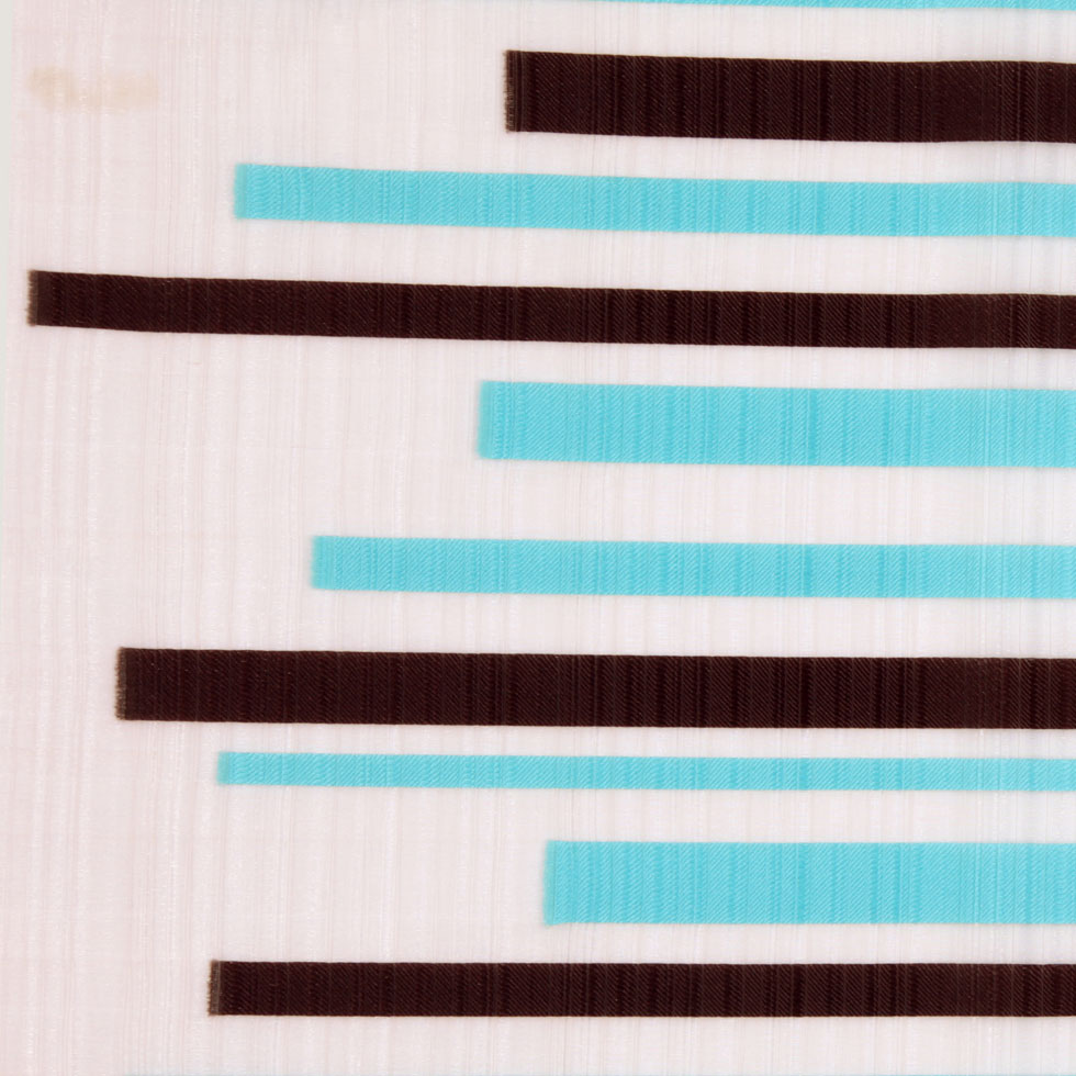 Turquoise 40960 Stripes Sheer - Joann Fabrics