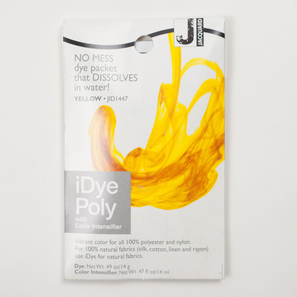 Jacquard iDye Poly Synthetic Fabric Dye - 447 Yellow - Joann Fabrics