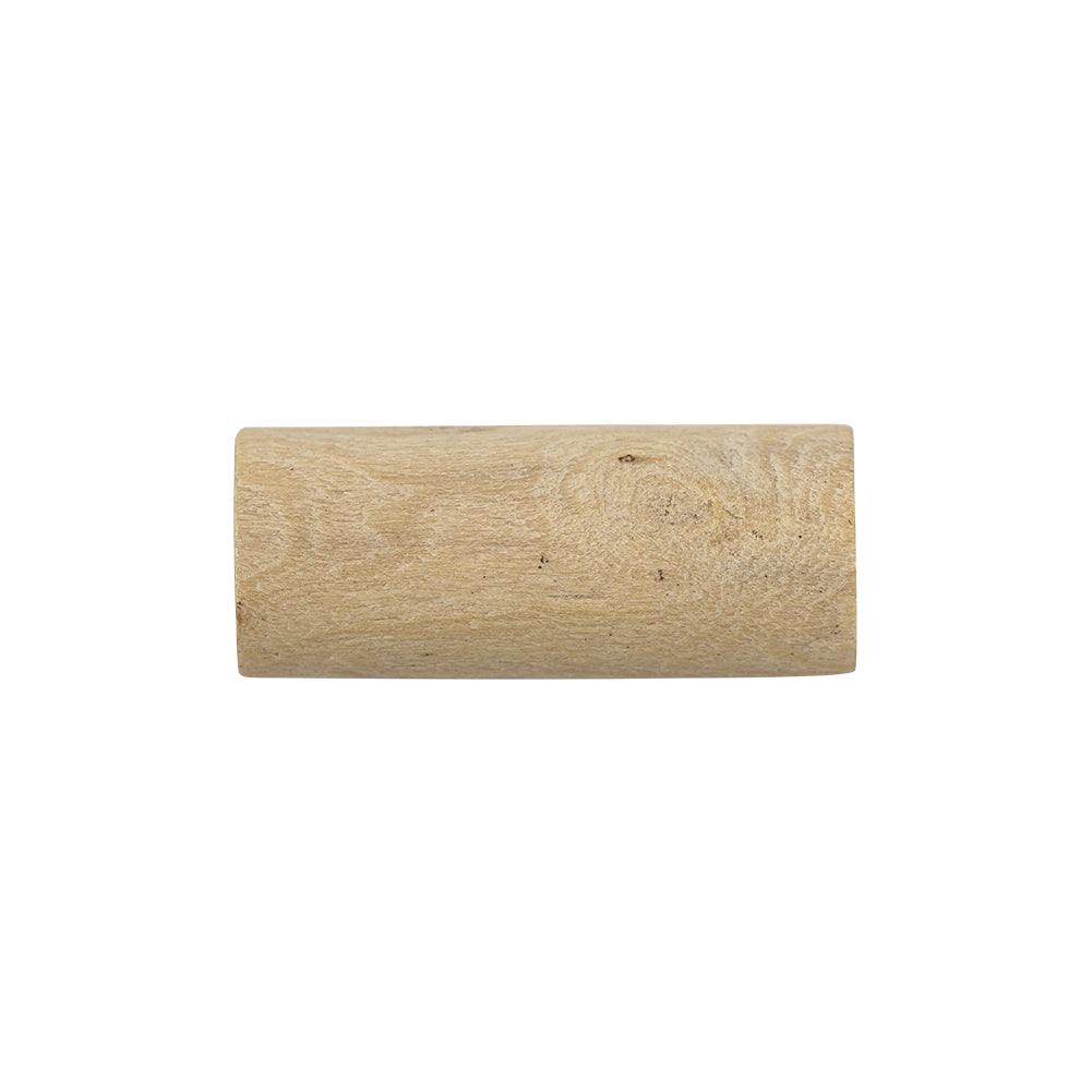 Natural Rod-Style Wood Toggle with Silver Metal Shank Back - 33L/21mm - Joann Fabrics