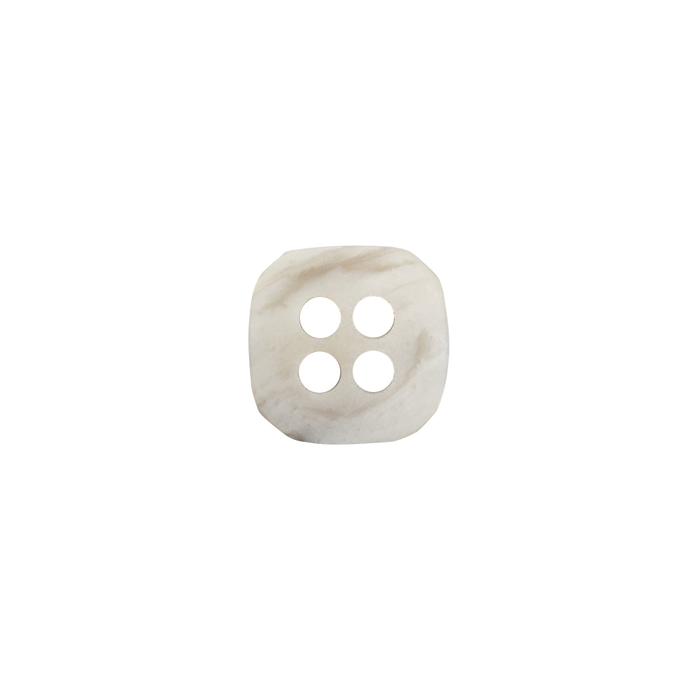 Square Plastic 4-Hole Button - 20L/12.5mm - White and Gray Swirls - Joann Fabrics