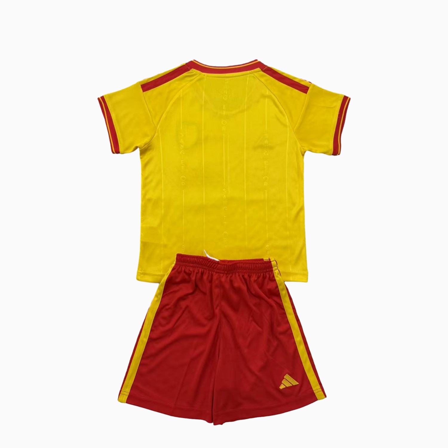 Lens 26-27 Home Yellow Men's Adult Jersey Set - Fans Version - UnitedFutballJersey