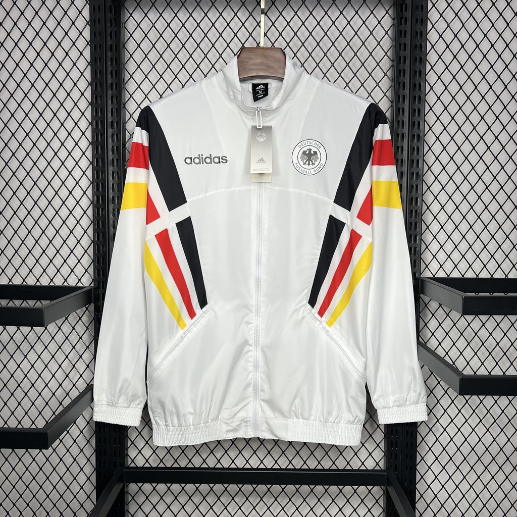 2024-2025 Germany Windbreaker Soccer Jersey White