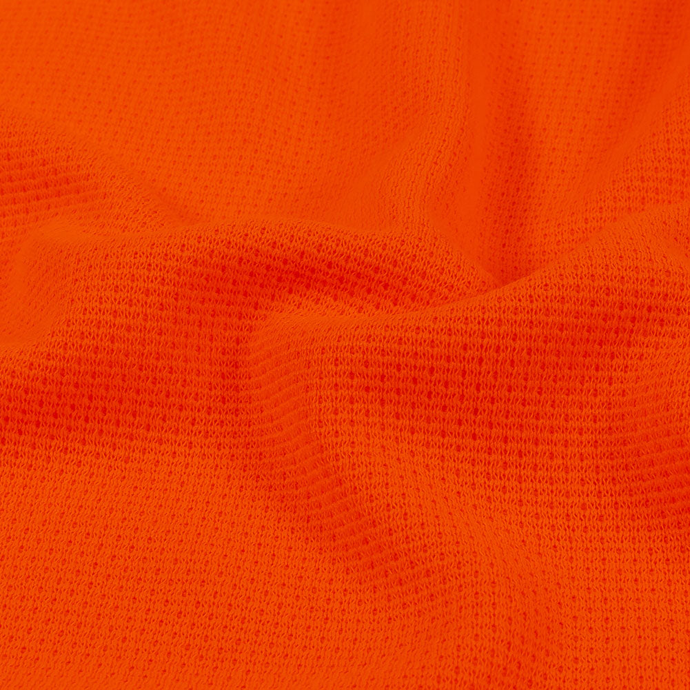 Hi-Vis Neon Orange Polyester Pique Knit - Joann Fabrics