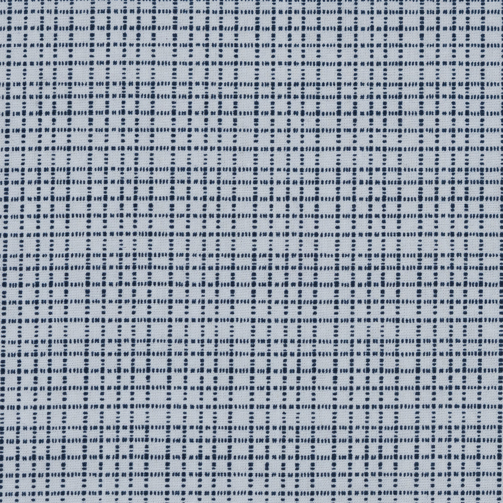 Navy and White Plaid Cotton Shirting - Joann Fabrics