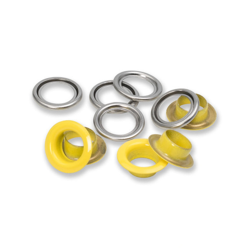 Prym Eyelets with Washers - Yellow 11mm - 20pc - Joann Fabrics