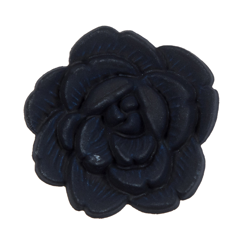 Italian Navy Flower Shank Back Button - 54L/34mm - Joann Fabrics