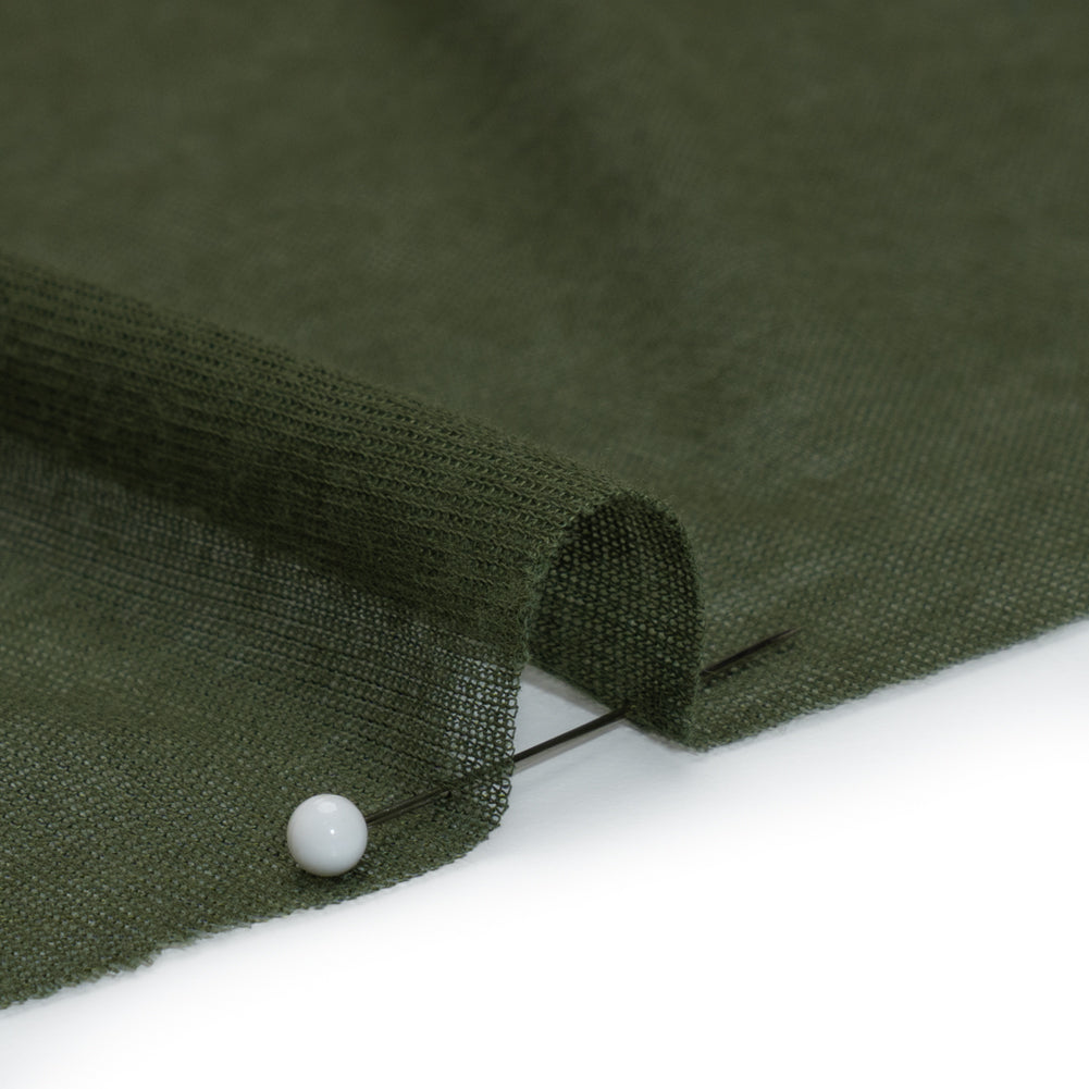 Featherweight Cotton Interlock Knit - Kale Green - Designer Deadstock - Joann Fabrics