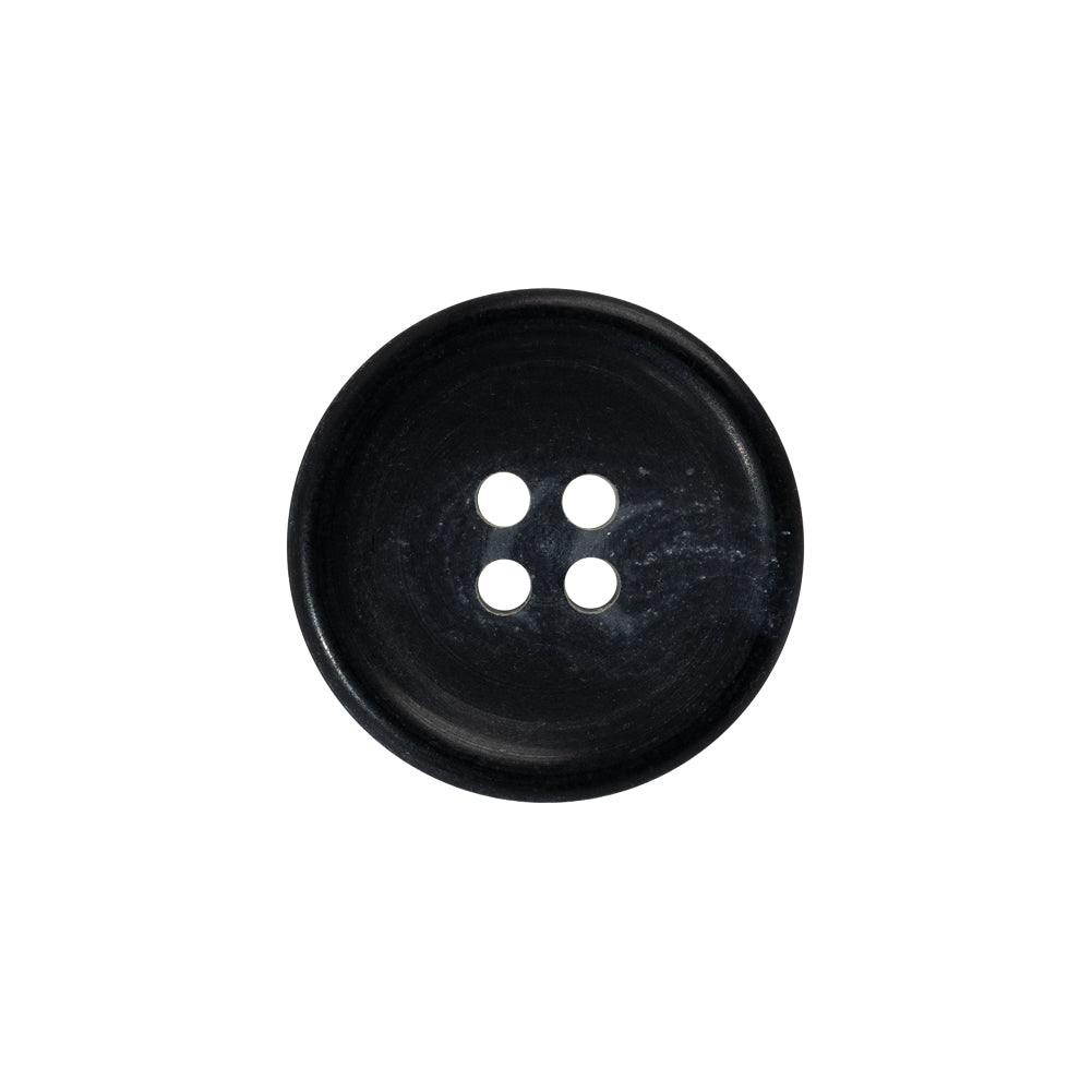 Plastic 4-Hole Button - 32L/20mm - Black with Gray Swirls - Joann Fabrics