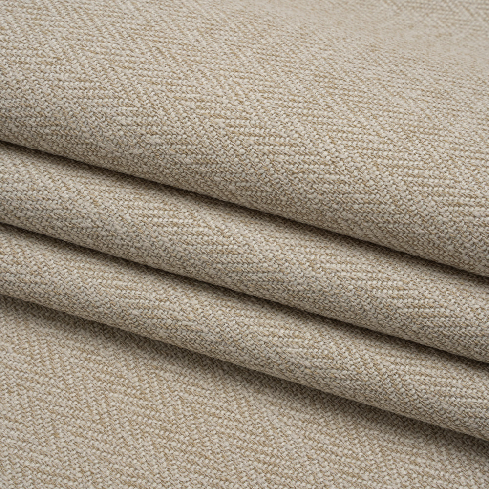 Recycled Polyester Home Decor Twill - Oatmeal Herringbone - British Imported - Joann Fabrics