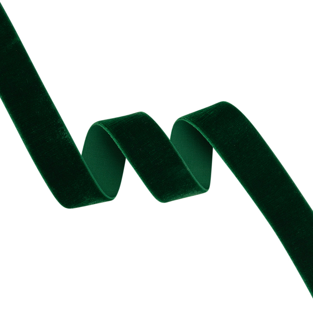 Stretch Velvet Ribbon Trim Made in Italy - 0.875