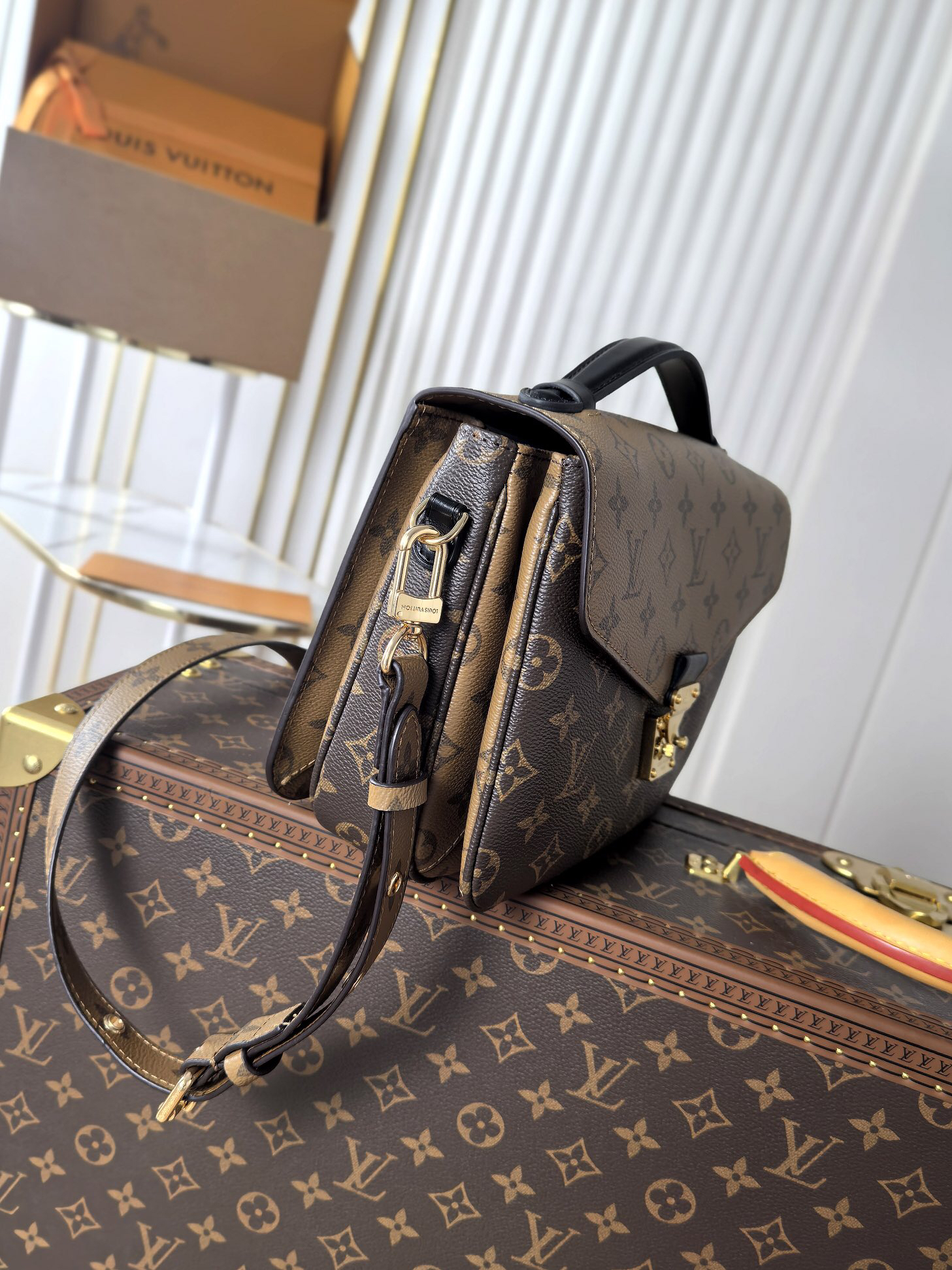 Louis Vuitton Classic Monogram Color-Block Women's Shoulder, Crossbody, and Handbag