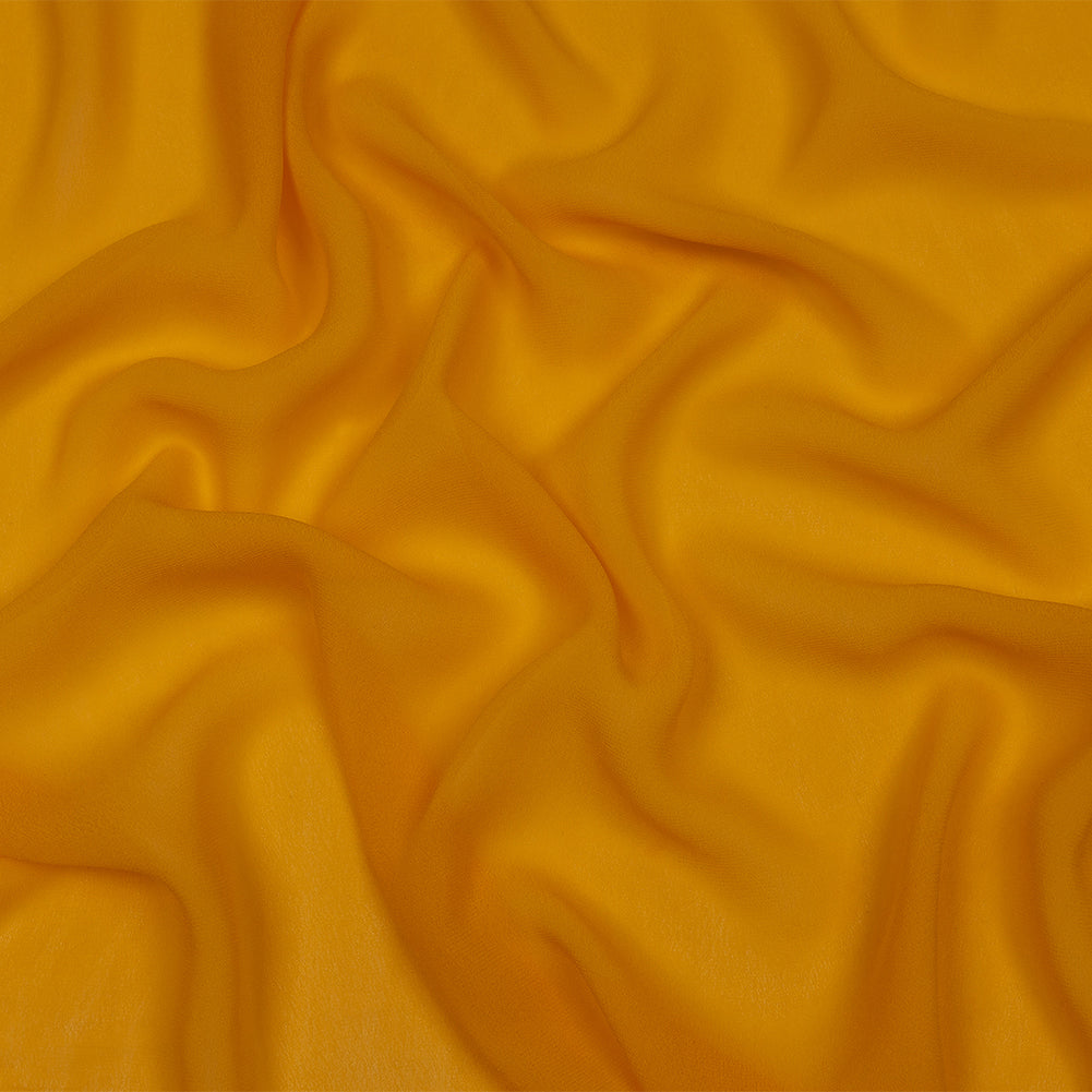 Famous Australian Designer Golden Yellow Viscose Georgette - Joann Fabrics