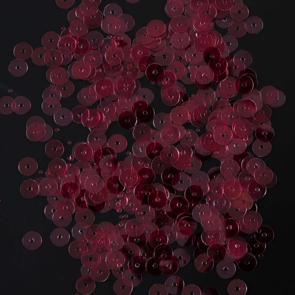 Bag of Ruby Transparent Bright Loose Sequins - 6mm - Joann Fabrics