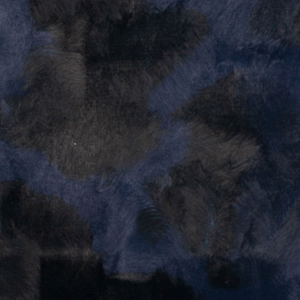 Estate Blue and Black Faux Fur - Joann Fabrics