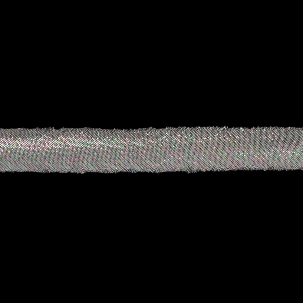Metallic Iridescent White Bias Tape - 10mm - Joann Fabrics