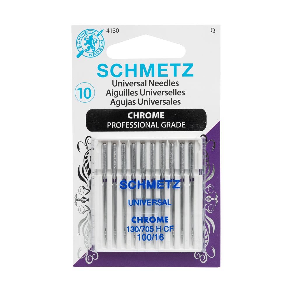 Schmetz Chrome Universal Machine Needles - 100/16 - 10 ct - Joann Fabrics