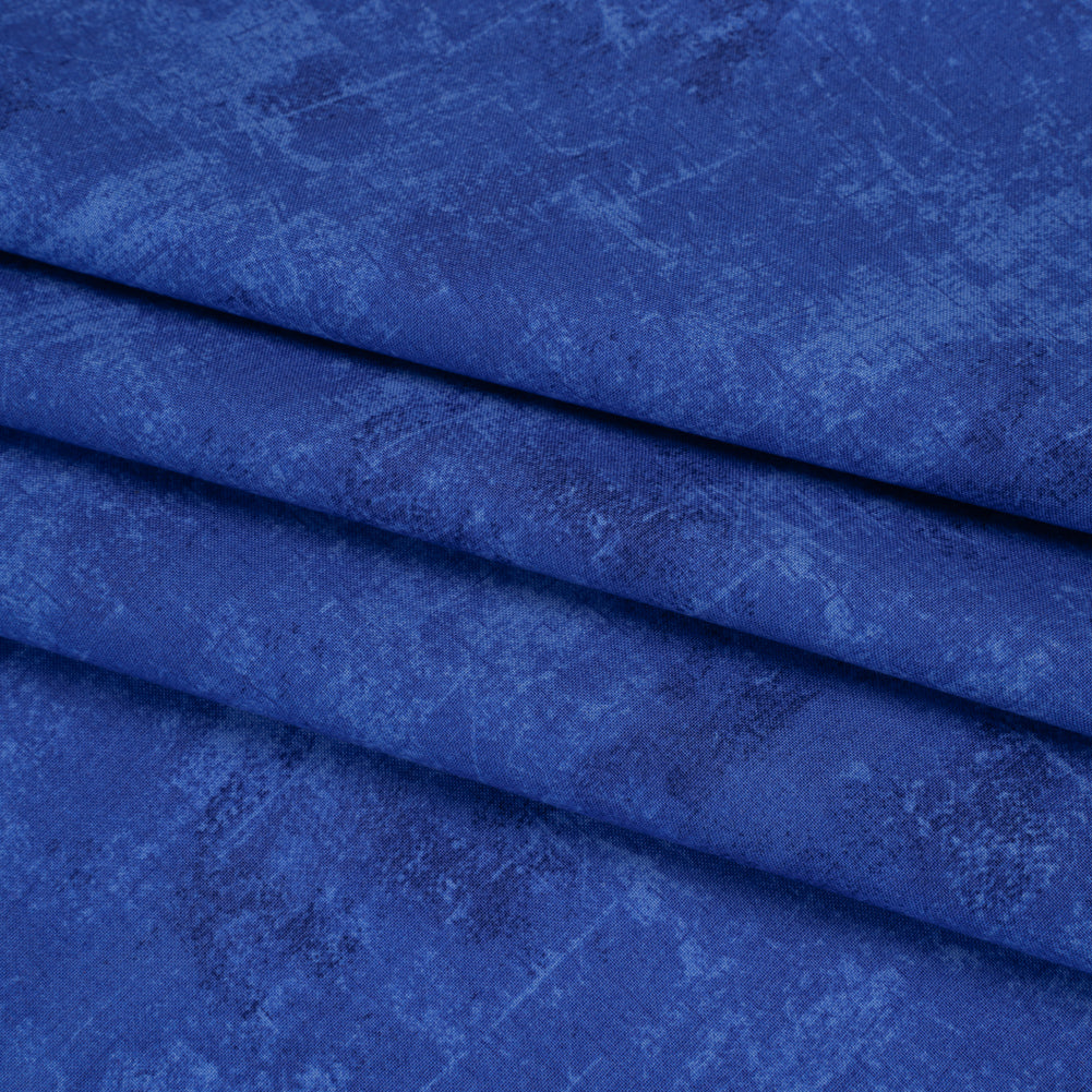 Printed Quilting Cotton by Northcott - Cobalt Painterly Texture - Canvas Collection - Joann Fabrics