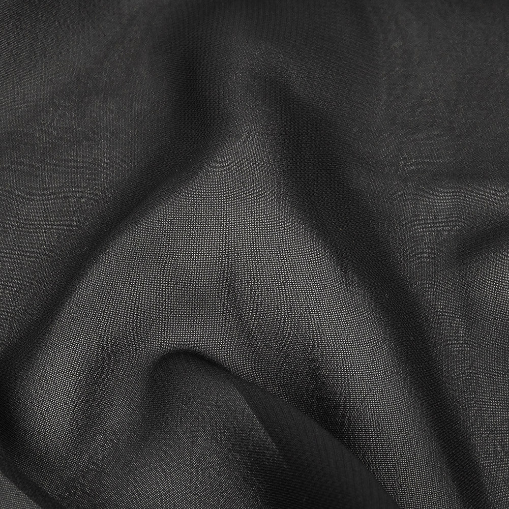 Famous Australian Designer Black Polyester Georgette - Joann Fabrics