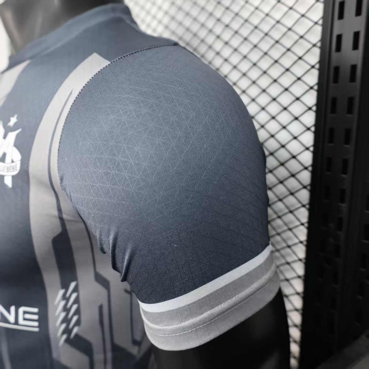 2025/2026 Player Version Olympique de Marseille Special Edition Grey Football Jersey 1:1 Thai Quality
