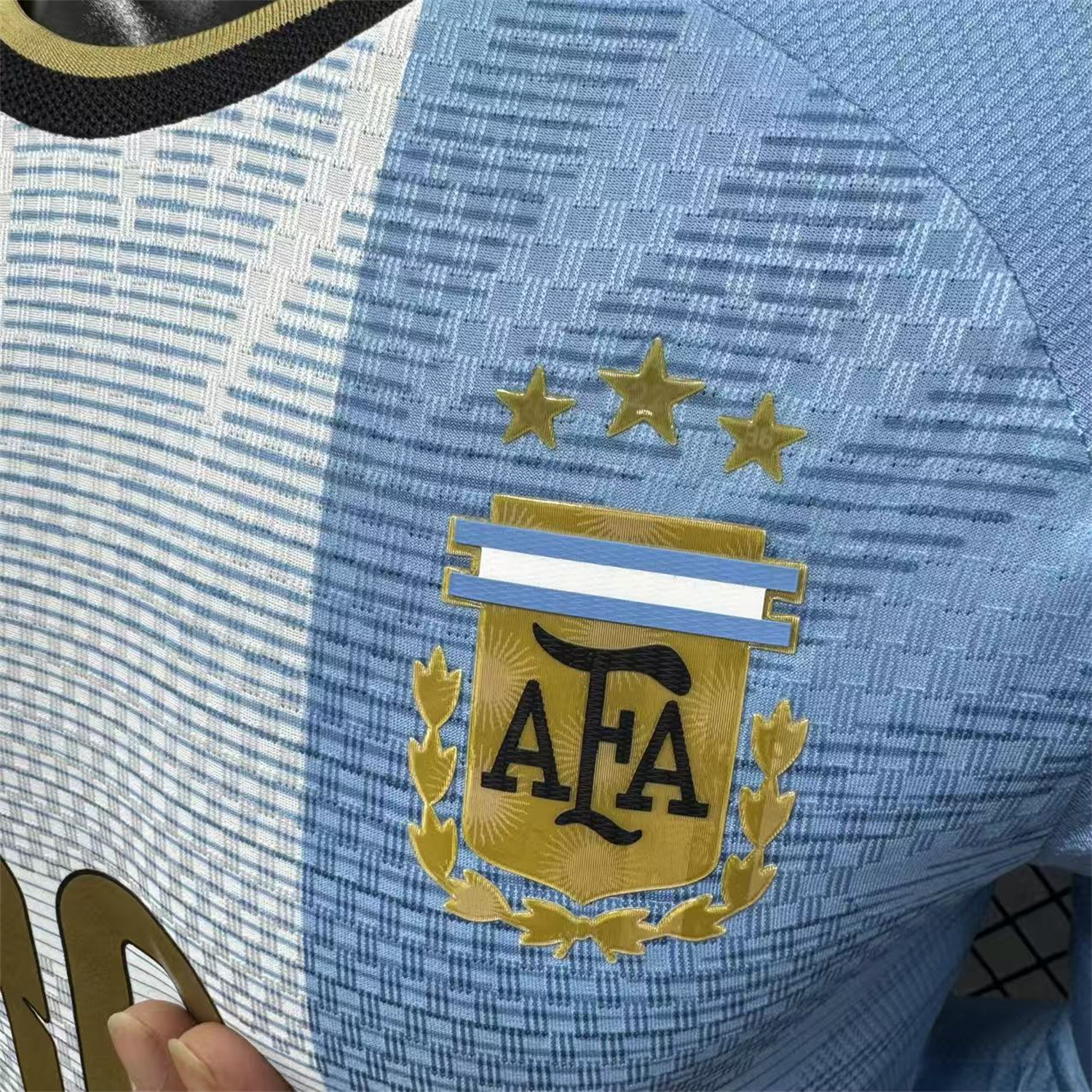 (MESSI #10) Argentina 2026 Messi Last Match Long Sleeves Special Jersey - Player Version - UnitedFutballJersey