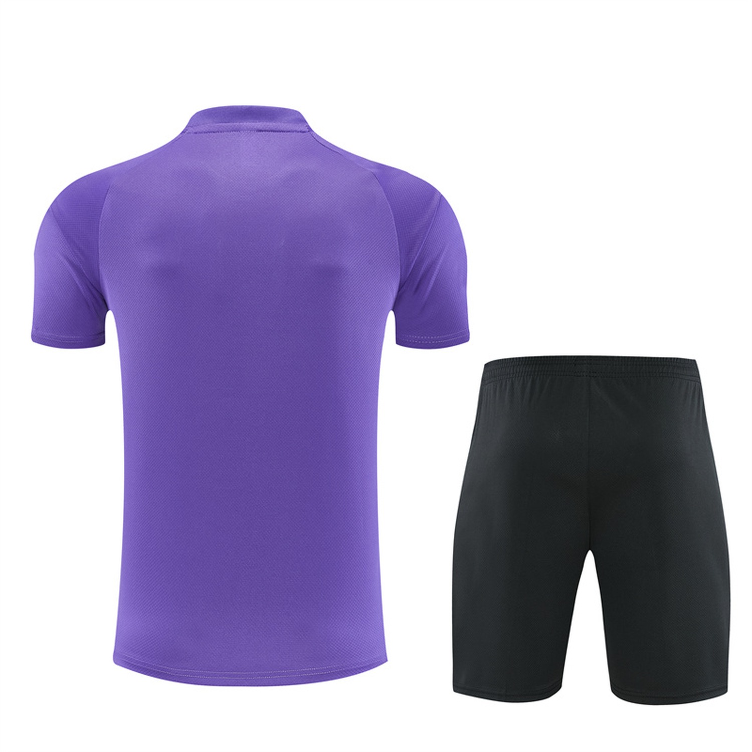 Barcelona 26-27 Purple Special Kids Short-Sleeve Training Set - Purple Top & Black Shorts - UnitedFutballJersey