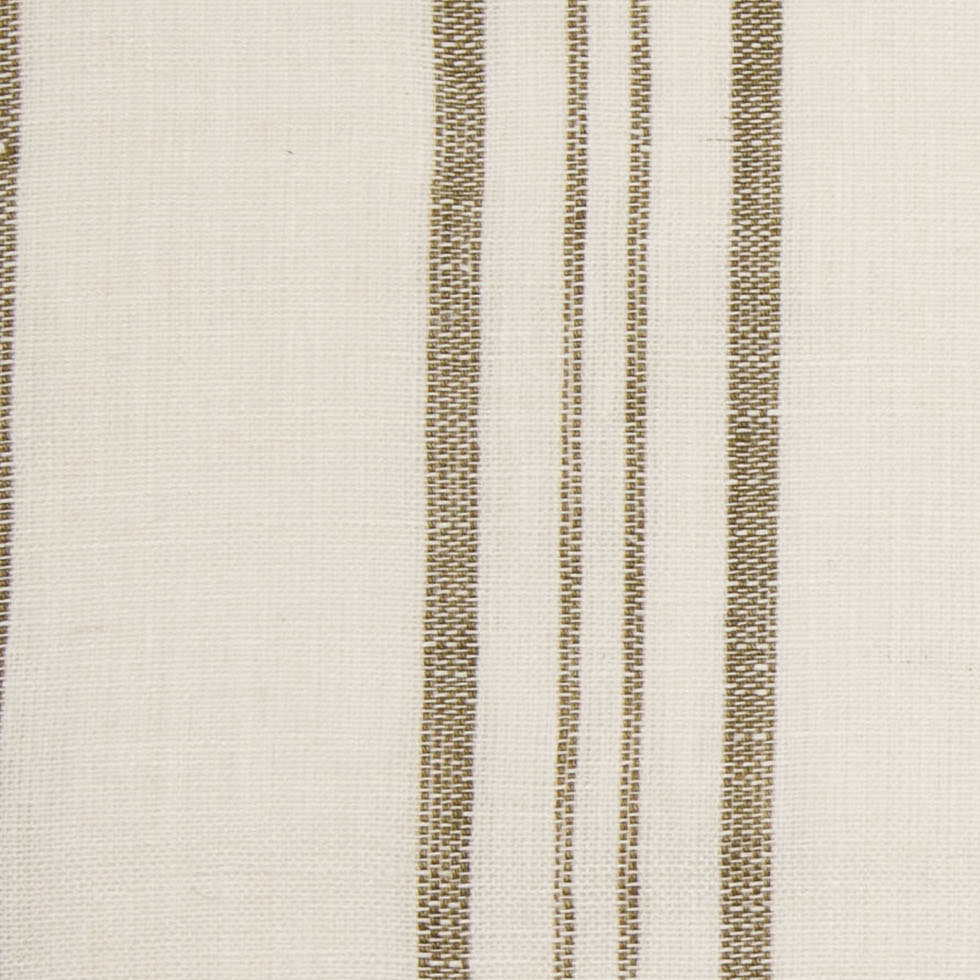 Indian Olive/White Striped Linen Woven - Joann Fabrics