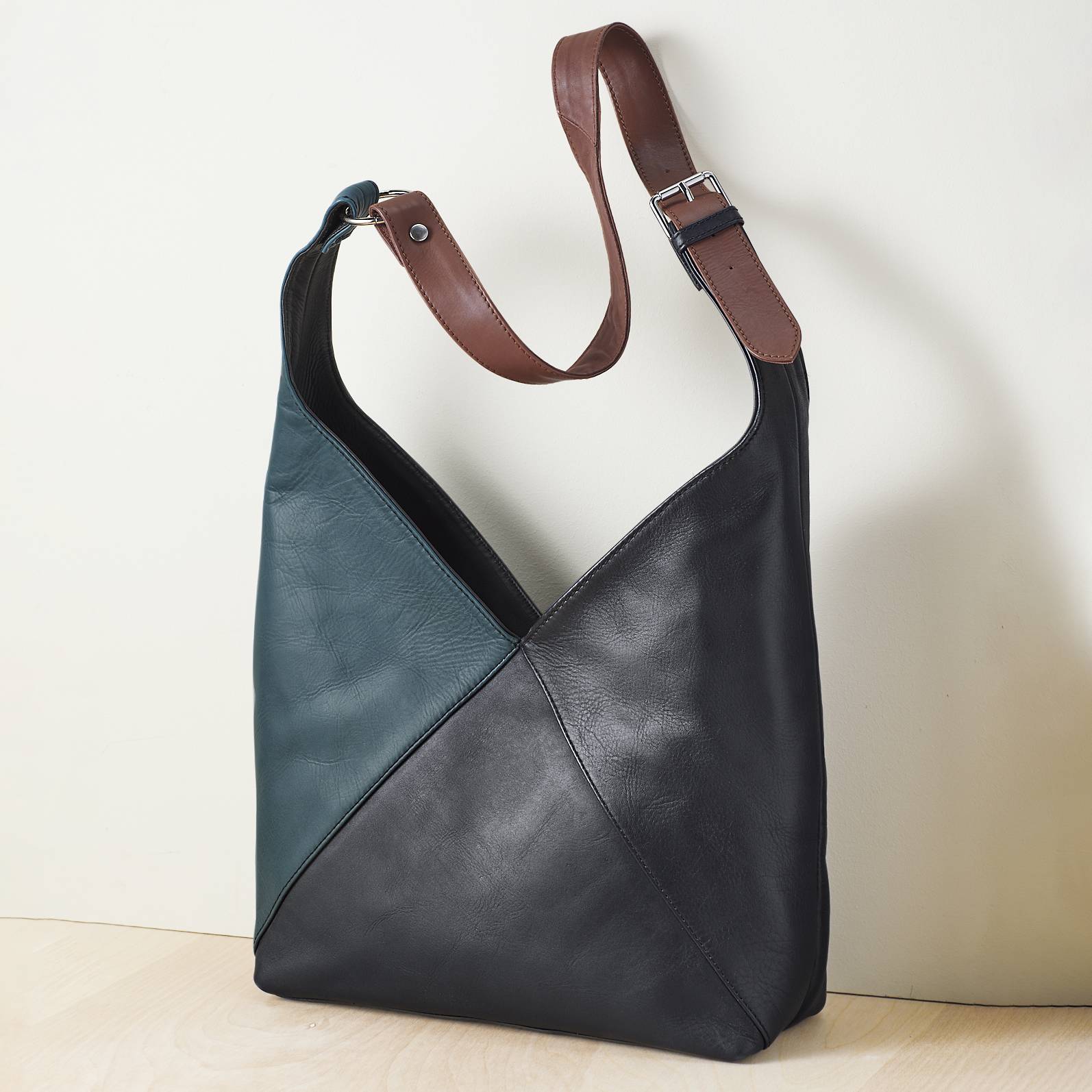 Colorblock Leather Bag - Northstyle Catalog