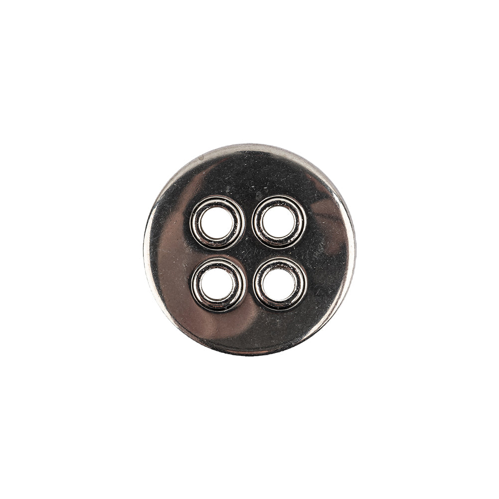 New Silver Metal Coat Button - 28L/18mm - Joann Fabrics