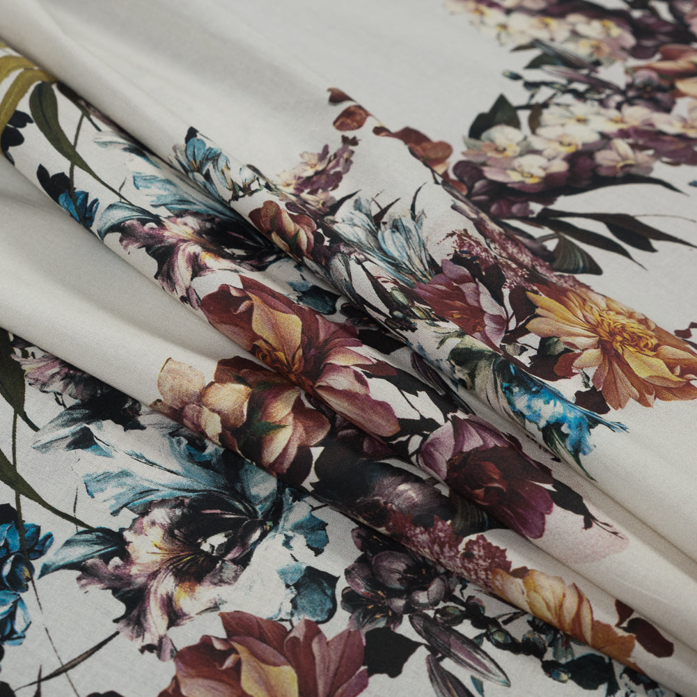 Cotton Voile Panel - Floral Band - Hera's Offering Print - Mood Exclusive Gaia Collection - Joann Fabrics