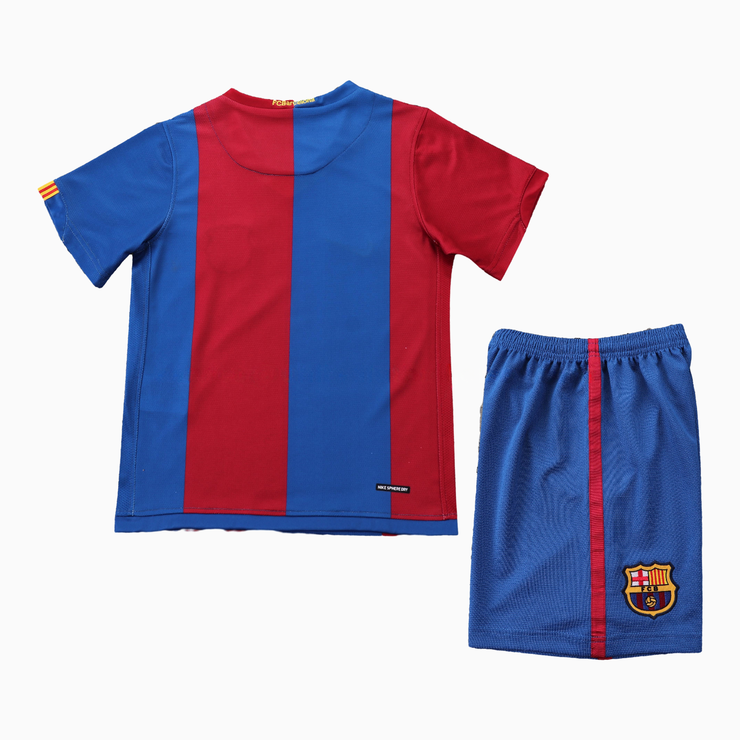Retro Barcelona 2006-07 Home Kids Kit - UnitedFutballJersey