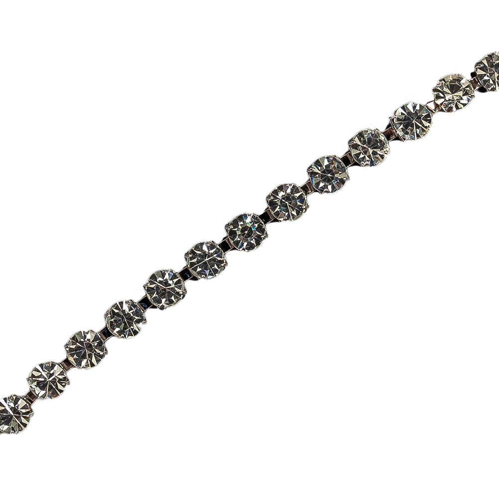 Vintage Crystal Rhinestones Chain Belt - 40.5
